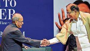 Both Mukherjee and Chidambaram have held the position of Union finance minister at various junctures in their careers.(PTI File Photo) Both Mukherjee and Chidambaram have held the position of Union finance minister at various junctures in their careers.(PTI File Photo)