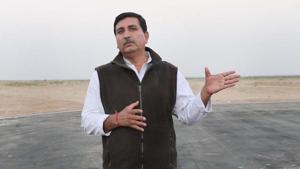 Congress national secretary and former Barmer MP Harish Choudhary interacting with the media person at Barmer on Saturday.(HT Photo.) Congress national secretary and former Barmer MP Harish Choudhary interacting with the media person at Barmer on Saturday.(HT Photo.)