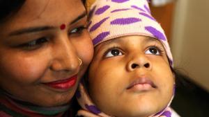 Agnivesh Karmakar, who is 4 years old, bravely fought leukaemia for two years. He is now on the road to recovery. He and his parents Barna (mother) and Uttam Karmakar ( father) along with his doctor- Dr. Prachi Jain, consultant, pediatric oncology hematology BMT at Max super speciality Patparganj, are a symbol of perseverance and never giving up.(Jasjeet Plaha/ Hindustan Times) Agnivesh Karmakar, who is 4 years old, bravely fought leukaemia for two years. He is now on the road to recovery. He and his parents Barna (mother) and Uttam Karmakar ( father) along with his doctor- Dr. Prachi Jain, consultant, pediatric oncology hematology BMT at Max super speciality Patparganj, are a symbol of perseverance and never giving up.(Jasjeet Plaha/ Hindustan Times)