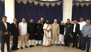 Muslim clerics and intellectuals who flew to Bangalore to meet Art of Living founder Sri Sri Ravi Shankar to find an out-of-court settlement to the Ayodhya dispute(Sourced from Art of Living) Muslim clerics and intellectuals who flew to Bangalore to meet Art of Living founder Sri Sri Ravi Shankar to find an out-of-court settlement to the Ayodhya dispute(Sourced from Art of Living)