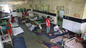 Patients being treated at a hospital in Thane, Maharashtra (File Photo)(Praful Gangurde/HT) Patients being treated at a hospital in Thane, Maharashtra (File Photo)(Praful Gangurde/HT)