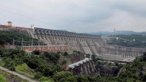 A view of the Sardar Sarovar Dam that was dedicated to the nation by Prime Minister Narendra Mod at Kevadiya in Narmada district.(PTI File Photo) A view of the Sardar Sarovar Dam that was dedicated to the nation by Prime Minister Narendra Mod at Kevadiya in Narmada district.(PTI File Photo)