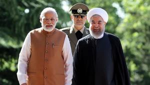 Iran's President Hassan Rouhani (right) with Prime Minister Narendra Modi in Tehran in May 2016.(Reuters File Photo) Iran's President Hassan Rouhani (right) with Prime Minister Narendra Modi in Tehran in May 2016.(Reuters File Photo)