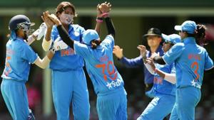 The fourth Twenty20 International between Indian women’s cricket team and South Africa at the SuperSport Park in Centurion was washed out today. Get highlights of India vs South Africa women’s 4th T20 here.(Getty Images) The fourth Twenty20 International between Indian women’s cricket team and South Africa at the SuperSport Park in Centurion was washed out today. Get highlights of India vs South Africa women’s 4th T20 here.(Getty Images)
