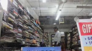 With tomes, paperbacks, special editions and hardcovers stacked along the shelves (and eventually on the floor, towering towards the ceiling), Strand didn’t offer much room to browse but plenty of opportunities for the imagination to take flight.(Bhushan Koyande/HT Photo) With tomes, paperbacks, special editions and hardcovers stacked along the shelves (and eventually on the floor, towering towards the ceiling), Strand didn’t offer much room to browse but plenty of opportunities for the imagination to take flight.(Bhushan Koyande/HT Photo)