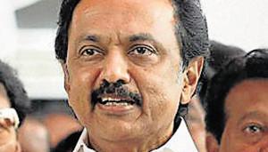 DMK leader MK Stalin suggested that all MPs from Tamil Nadu should resign if the Centre fails to immediately set up Cauvery Management Board .(PTI File Photo)
