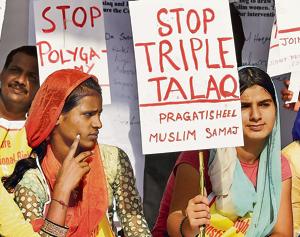Time for a fresh secular code applicable to all Indian citizens alike?: Activists protest against Triple Talaq in New Delhi on 5 October 2017.(Kamal Singh/PTI) Time for a fresh secular code applicable to all Indian citizens alike?: Activists protest against Triple Talaq in New Delhi on 5 October 2017.(Kamal Singh/PTI)