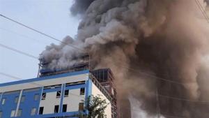 Smoke billowing out of NTPC's Unchahar Power Plant in UP’s Raebareli after a blast. Thirty-four people died in the accident.(PTI file photo) Smoke billowing out of NTPC's Unchahar Power Plant in UP’s Raebareli after a blast. Thirty-four people died in the accident.(PTI file photo)