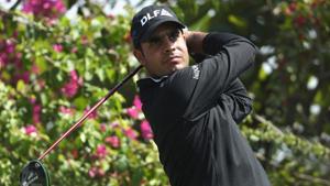 Shubhankar Sharma broke the course record at the Indian Open golf in Gurgaon on Friday.(Getty Images) Shubhankar Sharma broke the course record at the Indian Open golf in Gurgaon on Friday.(Getty Images)