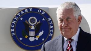 US Secretary of State Rex Tillerson arrives at Djibouti–Ambouli International Airport in Djibouti on Friday March 9, 2018.(AP File Photo) US Secretary of State Rex Tillerson arrives at Djibouti–Ambouli International Airport in Djibouti on Friday March 9, 2018.(AP File Photo)
