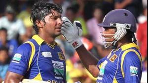 Mahela Jayawardene (R) and Kumar Sangakkara were the spine of the Sri Lankan batting line-up for a long period.(AP) Mahela Jayawardene (R) and Kumar Sangakkara were the spine of the Sri Lankan batting line-up for a long period.(AP)