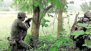 As per the police, the skirmish took place in a jungle under Kishtaram police station limits when troops were conducting a combing operation.(HT FILE PHOTO) As per the police, the skirmish took place in a jungle under Kishtaram police station limits when troops were conducting a combing operation.(HT FILE PHOTO)