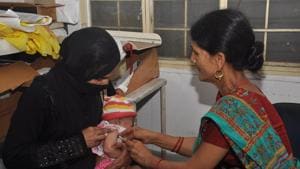 The state had achieved 99.30% immunisation as of 2015-16, says NITI Aayog in a report.(HT File) The state had achieved 99.30% immunisation as of 2015-16, says NITI Aayog in a report.(HT File)