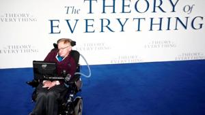 Stephen Hawking arrives at the UK premiere of the film Stephen Hawking arrives at the UK premiere of the film