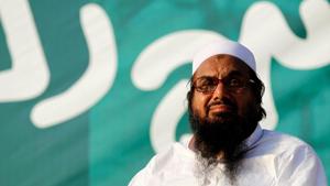 Hafiz Muhammad Saeed, chief of the banned Islamic charity Jamat-ud-Dawa, at a protest in Islamabad in July 2016.(Reuters) Hafiz Muhammad Saeed, chief of the banned Islamic charity Jamat-ud-Dawa, at a protest in Islamabad in July 2016.(Reuters)