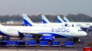 IndiGo aircrafts at the IGI airport in New Delhi.(File Photo) IndiGo aircrafts at the IGI airport in New Delhi.(File Photo)