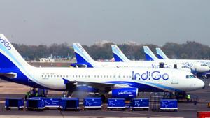 All flights numbered from “6E 2000 to 6E 2999” will depart from and arrive at Terminal 2 from March 25, 2018.(HT File Photo) All flights numbered from “6E 2000 to 6E 2999” will depart from and arrive at Terminal 2 from March 25, 2018.(HT File Photo)