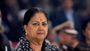 Rajasthan Chief Minister Vasundhara Raje.(PTI) Rajasthan Chief Minister Vasundhara Raje.(PTI)