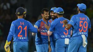 India will take on Bangladesh in the final of the Nidahas Trophy 2018 T20 tri-series at the R Premadasa Stadium in Colombo on Sunday.(AFP) India will take on Bangladesh in the final of the Nidahas Trophy 2018 T20 tri-series at the R Premadasa Stadium in Colombo on Sunday.(AFP)
