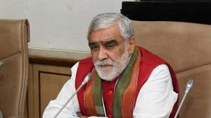 A case was lodged against Minister of State for Health and Family Welfare Ashwani Choubey’s son in connection with communal clashes during a procession in Bihar’s Bhagalpur district.(PTI File Photo) A case was lodged against Minister of State for Health and Family Welfare Ashwani Choubey’s son in connection with communal clashes during a procession in Bihar’s Bhagalpur district.(PTI File Photo)