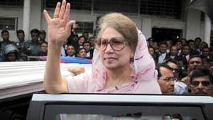 Former Bangladeshi PM Khaleda Zia.(AP File Photo) Former Bangladeshi PM Khaleda Zia.(AP File Photo)