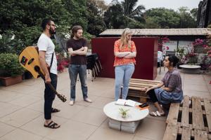 The four artistes, Mohammad Muneem Nazir, Daniel Allison, Eilidh Firth and Sheena Khalid, conceptualised the show during a two-week residency. The four artistes, Mohammad Muneem Nazir, Daniel Allison, Eilidh Firth and Sheena Khalid, conceptualised the show during a two-week residency.