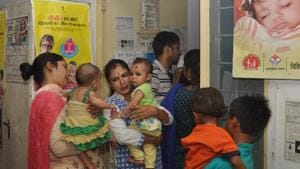 Bageshwar has recorded the highest child sex ratio of 1,036, followed by 978 in Nainital and 958 in Rudraprayag. Meanwhile, Haridwar is at bottom with a child sex ratio of 912.(HT File) Bageshwar has recorded the highest child sex ratio of 1,036, followed by 978 in Nainital and 958 in Rudraprayag. Meanwhile, Haridwar is at bottom with a child sex ratio of 912.(HT File)