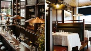 The relocated Union Square Café is a Rockwell Group hallmark.(Laurel Golio/Bloomberg) The relocated Union Square Café is a Rockwell Group hallmark.(Laurel Golio/Bloomberg)
