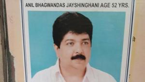 Jayshinghani, an Ulhasnagar resident is wanted by the Azad Maidan police from May 1, 2015 under Sections 420, 465, 467, 468, 471, 474 and 34 of the Indian Penal Code (IPC) for cheating and forgery.(HT Photo) Jayshinghani, an Ulhasnagar resident is wanted by the Azad Maidan police from May 1, 2015 under Sections 420, 465, 467, 468, 471, 474 and 34 of the Indian Penal Code (IPC) for cheating and forgery.(HT Photo)