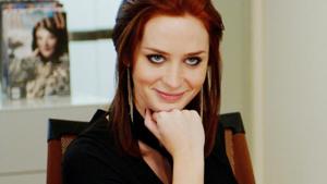 Emily Blunt as Emily in Devil Wears Prada. Emily Blunt as Emily in Devil Wears Prada.