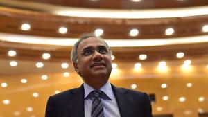 Salil Parekh’s contract has a non-compete clause that says he cannot work with eight IT firms for six months from the time he leaves Infosys, and does not get a minimum salary.(AFP Photo) Salil Parekh’s contract has a non-compete clause that says he cannot work with eight IT firms for six months from the time he leaves Infosys, and does not get a minimum salary.(AFP Photo)
