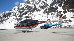 The government officials suggested that the companies with less than three copters should work as a group.(HT) The government officials suggested that the companies with less than three copters should work as a group.(HT)