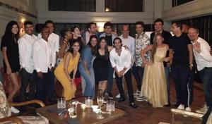 Guests, including Karan Johar and Siddharth Roy Kapur, at the pre-launch party of Soho House, Juhu. Guests, including Karan Johar and Siddharth Roy Kapur, at the pre-launch party of Soho House, Juhu.
