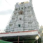Lord Venkateshwara temple in Tirumala(PTI Photo) Lord Venkateshwara temple in Tirumala(PTI Photo)