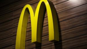 A 'Golden Arches' logo is displayed at a McDonald's Corp. restaurant, operated by Hardcastle Restaurants Pvt., in Mumbai.(Dhiraj Singh/Bloomberg) A 'Golden Arches' logo is displayed at a McDonald's Corp. restaurant, operated by Hardcastle Restaurants Pvt., in Mumbai.(Dhiraj Singh/Bloomberg)