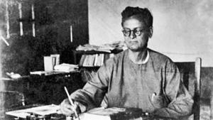 Rahul Sankrityayan in Calcutta, 1950. Sankrityayan was the father of the Hindi travelogue and a scholar who retrieved rare Buddhist texts from Tibet.(Courtesy/ Jaya Sankrityayan and IGNCA) Rahul Sankrityayan in Calcutta, 1950. Sankrityayan was the father of the Hindi travelogue and a scholar who retrieved rare Buddhist texts from Tibet.(Courtesy/ Jaya Sankrityayan and IGNCA)