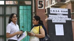 Students coming out after appearing for CBSE Class 12 exams at Bharatiya Vidya Bhavan, in New Delhi.(Burhaan Kinu/HT File Photo) Students coming out after appearing for CBSE Class 12 exams at Bharatiya Vidya Bhavan, in New Delhi.(Burhaan Kinu/HT File Photo)