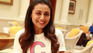 Actress Rani Mukerji during a press conference regarding her upcoming film Actress Rani Mukerji during a press conference regarding her upcoming film