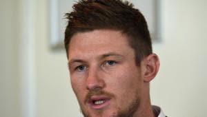 Cameron Bancroft was banned for nine months by Australia after being caught on camera using tape to scratch the ball during the third Test against South Africa in Cape Town.(AFP) Cameron Bancroft was banned for nine months by Australia after being caught on camera using tape to scratch the ball during the third Test against South Africa in Cape Town.(AFP)