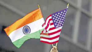 A man holds the flags of India and the US while people take part in the 35th India Day Parade in New York on August 16, 2015.(REUTERS FILE) A man holds the flags of India and the US while people take part in the 35th India Day Parade in New York on August 16, 2015.(REUTERS FILE)