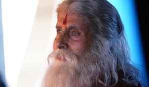 Amitabh Bachchan dons the avatar of an old man for Chiranjeevi’s Sye Raa Narasimha Reddy. Amitabh Bachchan dons the avatar of an old man for Chiranjeevi’s Sye Raa Narasimha Reddy.