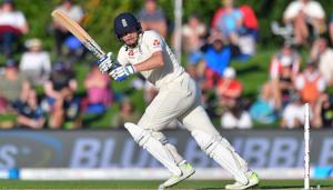 Jonny Bairstow in action during day one of the second Test between New Zealand and England at Hagley Oval in Christchurch on Friday.(AFP) Jonny Bairstow in action during day one of the second Test between New Zealand and England at Hagley Oval in Christchurch on Friday.(AFP)