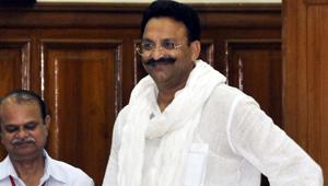 Mukhtar Ansari was recently barred by the Allahabad high court from voting in the Rajya Sabha election.(HT File Photo) Mukhtar Ansari was recently barred by the Allahabad high court from voting in the Rajya Sabha election.(HT File Photo)