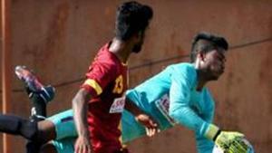 Defending champions Bengal will vie for a record 33rd title after setting up a summit clash with Kerala, following their 2-0 win over Karnataka in the semifinals of the 72nd Santosh Trophy.(PTI) Defending champions Bengal will vie for a record 33rd title after setting up a summit clash with Kerala, following their 2-0 win over Karnataka in the semifinals of the 72nd Santosh Trophy.(PTI)