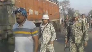 Nawada district magistrate Kaushal Kumar said two communities came face to face after an idol was vandalised by some miscreants.(ANI Photo) Nawada district magistrate Kaushal Kumar said two communities came face to face after an idol was vandalised by some miscreants.(ANI Photo)