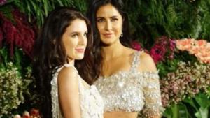 Isabelle Kaif and Katrina Kaif at Anushka Sharma and Virat Kohli’s wedding reception.(Agencies) Isabelle Kaif and Katrina Kaif at Anushka Sharma and Virat Kohli’s wedding reception.(Agencies)