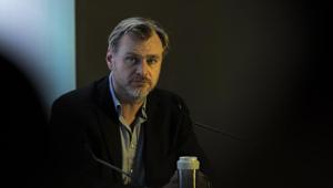 Filmmaker Christopher Nolan, who is on a 3day visit to Mumbai, during a discussion on future of celluloid, on Saturday.(Aalok Soni/HT) Filmmaker Christopher Nolan, who is on a 3day visit to Mumbai, during a discussion on future of celluloid, on Saturday.(Aalok Soni/HT)