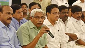 M Kodandaram says the party flag and constitution would be announced on April 4.(HT Photo) M Kodandaram says the party flag and constitution would be announced on April 4.(HT Photo)