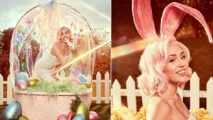 Miley shared photos from the Easter-themed photoshoot on social media.(All photos courtesy Miley Cyrus/Instagram) Miley shared photos from the Easter-themed photoshoot on social media.(All photos courtesy Miley Cyrus/Instagram)