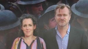Hollywood filmmaker Christopher Nolan with his wife Emma Thomas during the screening of film Dunkirk, in Mumbai.(IANS) Hollywood filmmaker Christopher Nolan with his wife Emma Thomas during the screening of film Dunkirk, in Mumbai.(IANS)